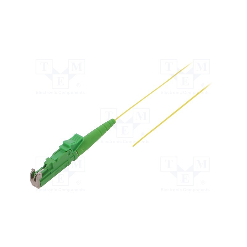 1 pcs x FIBRAIN - G-E2A-XX-S-002.0-P9-D-09-Y - Optic fiber pigtail, E2/APC, 2m, Optical fiber: 900um, yellow