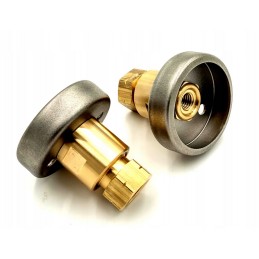 Adapter for 3-8 l dish lpg threaded cylinder