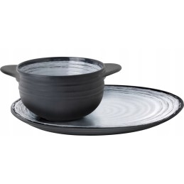 Soup bowls with saucers soup set granada brunner