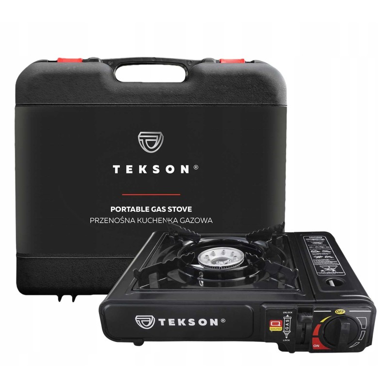 Tourist stove, gas burner for a cartridge in pl