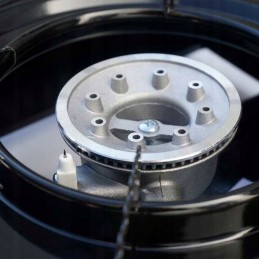 Tourist stove, gas burner for a cartridge in pl