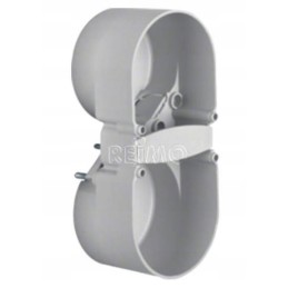 Cover for 2 T 37 mm Berker sockets