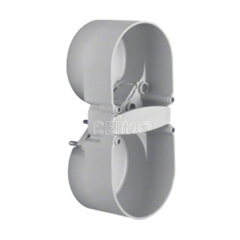 Cover for 2 T 37 mm Berker sockets