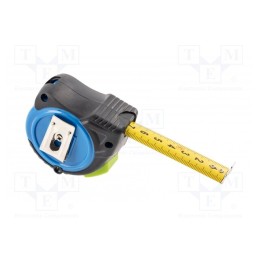 1 pcs x Hu00d6GERT TECHNIK - HT4M407 - Measuring tape, L: 8m, Width: 25mm, Class: II, double-sided