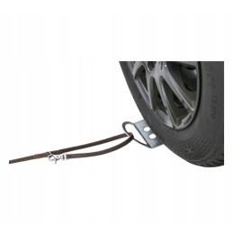 Trixie ramp plate with dog leash holder, stainless steel 12x31cm