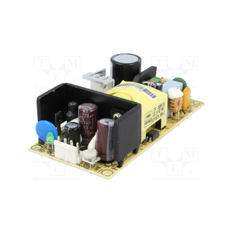1 pcs x MEAN WELL - EPS-45-48 - Power supply: switched-mode, open, 48W, 120÷370VDC, 85÷264VAC
