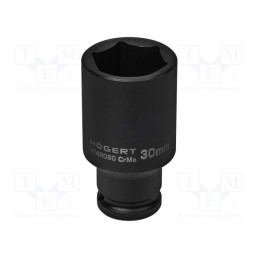 1 pcs x Hu00d6GERT TECHNIK - HT4R030 - Socket, 6-angles,socket spanner,impact, HEX 30mm, 1/2', long