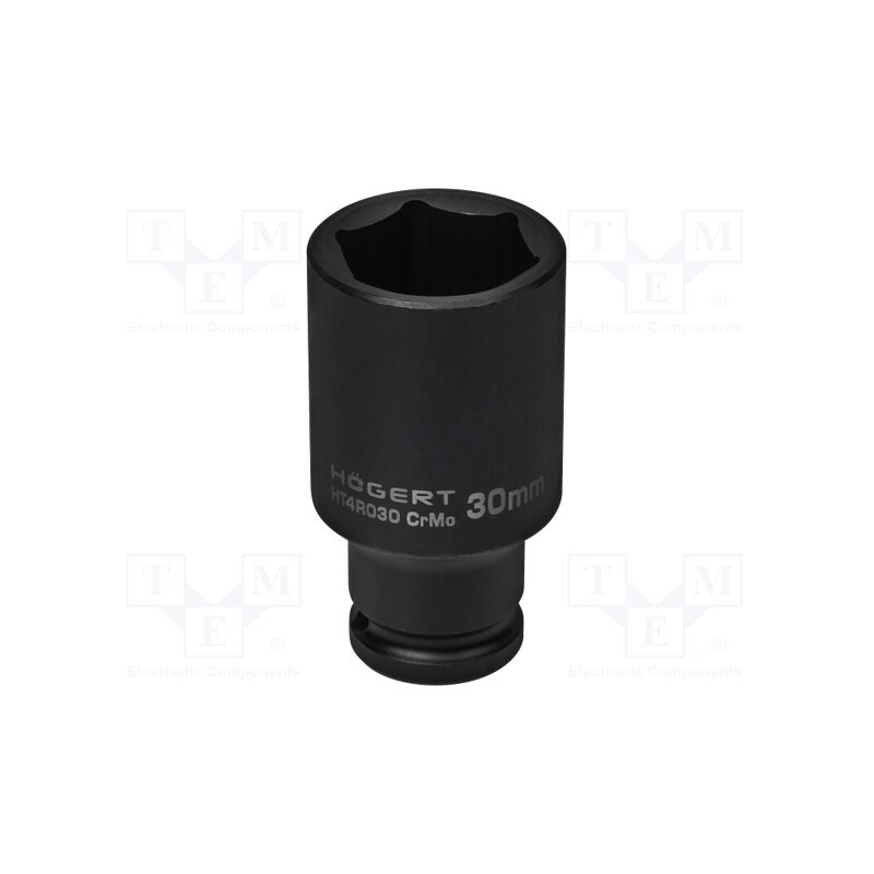 1 pcs x Hu00d6GERT TECHNIK - HT4R030 - Socket, 6-angles,socket spanner,impact, HEX 30mm, 1/2', long