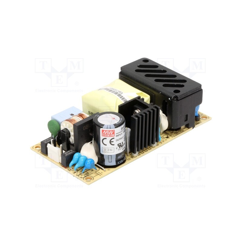 1 pcs x MEAN WELL - RPT-60D - Power supply: switched-mode, open, 47.5W, 127÷370VDC, 90÷264VAC
