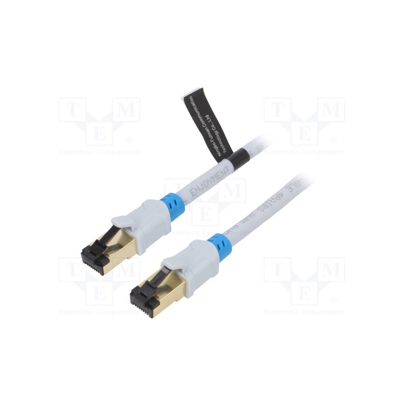 1 pcs x VENTION - VAP-A06-S150 - Patch cord, S/FTP, 6, OFC, PVC, grey, 1.5m, RJ45 plug,both sides