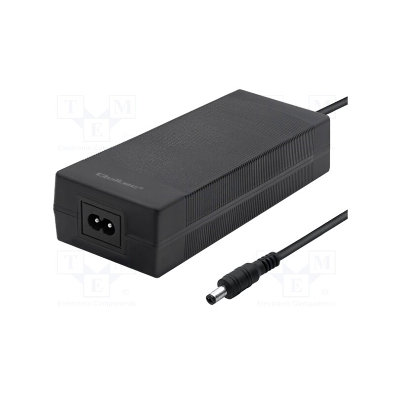 1 pcs x QOLTEC - 50794 - Power supply: switched-mode, 24VDC, 4A, Out: 5,5/2,5, 96W, desktop