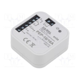 1 pcs x ZAMEL - PEP-10/16A - Relay, EXTA LIFE, flush mount, 230VAC, IP20, Temp: -10÷55°C