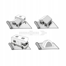 Camping carpet kinetic 600 250x600