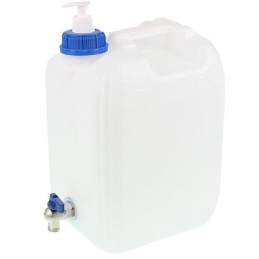 10l water bank container with threaded dispenser