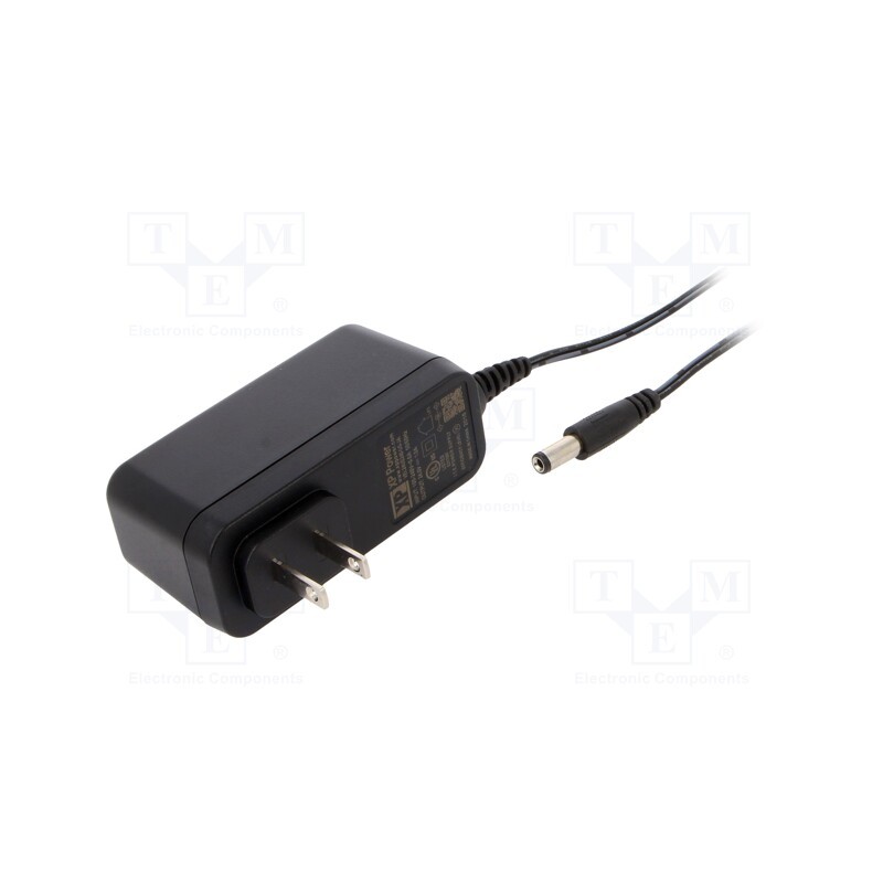 1 pcs x XP POWER - VEL24US240-US-JA - Power supply: switched-mode, plug, 24VDC, 1A, 24W, Out: 5,5/2,1