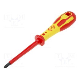 1 pcs x C.K - T49142-2 - Screwdriver, insulated, Phillips, PH2, Blade length: 100mm, 1kVAC