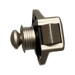 Silver matt push cabinet lock for camper