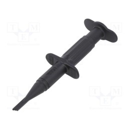1 pcs x STu00c4UBLI - 66.9116-21 - Clip-on probe, hook type, 3A, black, 1kV, 4mm, Overall len: 122mm