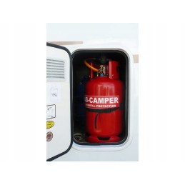 Gas camper gas cylinder for the camper for filling the gasbank