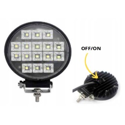 Lamp 16 LED power 16W with on on off camper 12v 24v