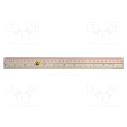 1 pcs x EUROSTAT GROUP - 41-092-0101 - Ruler, ESD, 300mm, ABS, &lt,0.1MΩ