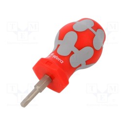 1 pcs x WERA - 5008864001 - Screwdriver, square, 2, STUBBY, Blade length: 25mm
