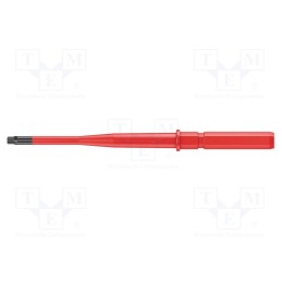 1 pcs x WERA - 5003439001 - Interchangeable blade, Torx®, insulated,slim, TX25, 154mm, 1kVAC