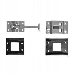 Container door lock holder, galvanized