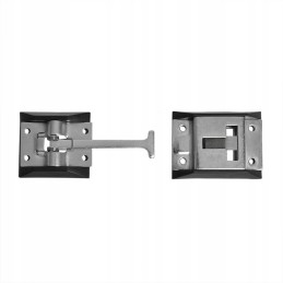 Container door lock holder, galvanized