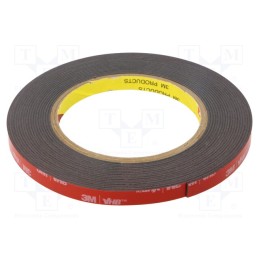1 rol x 3M - 3M 5952 9MM 5.5M - Tape: fixing, W: 9mm, L: 5.5m, Thk: 1100um, acrylic, black