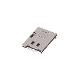 1 pcs : 1010030682 - Memory Card Connectors Mini Sim Card 6 Pin Connector PCB