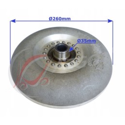 Turbine rotor wozek gpw 2504 2010 2510 3210 zremb