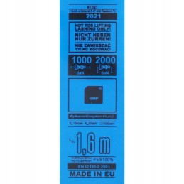 Transport belt 2m 35mm 2t tensioner