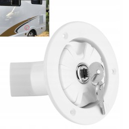 Water filler lockable with 2 keys