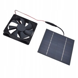 Exhaust fan powered by solar energy