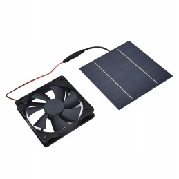 Exhaust fan powered by solar energy