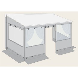 Tourist awning roller shutter casing 250 cm fia