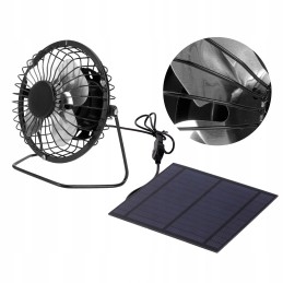 Portable solar panel fan 68 Wor