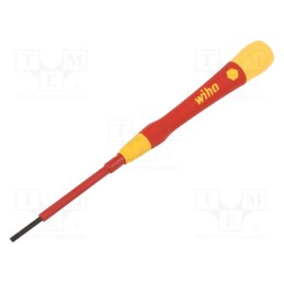 1 pcs x WIHA - 42376 - Screwdriver, insulated,precision, slot, SL 2,5, 1kVAC