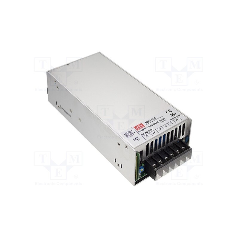 1 pcs x MEAN WELL - MSP-600-12 - Power supply: switched-mode, for building in,modular, 636W, 53A