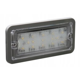 LED camper interior cabin lamp, gray rectangular