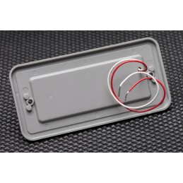LED camper interior cabin lamp, gray rectangular