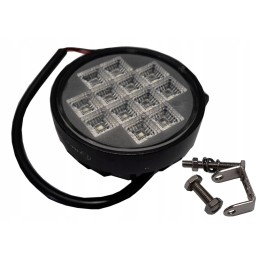 12 LED lamp, 12W, with on/off switch, camper, 12v/24v