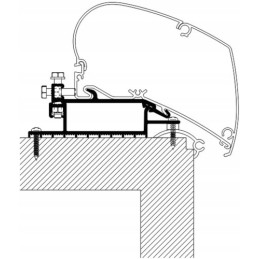 Thule awning roof adapter 6200 6300 series 6