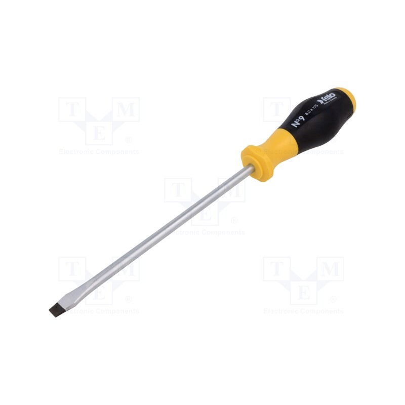 1 pcs x FELO - 900 086 10 - Screwdriver, slot, 8,0x1,2mm