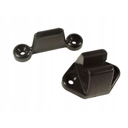 Black door lock, latch, catch, holder
