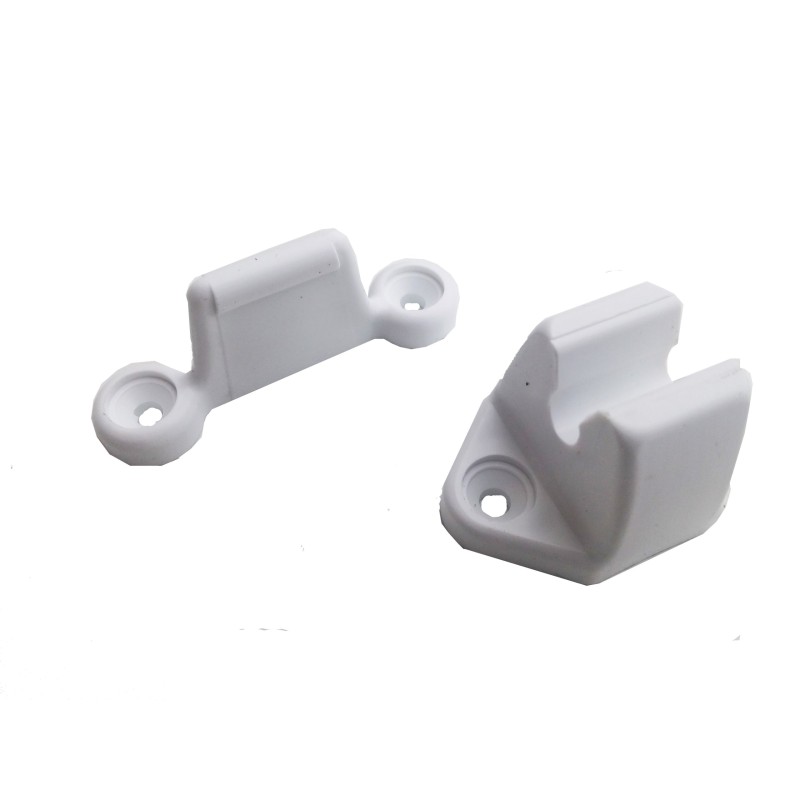 White door lock, latch, catch, holder