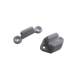 White door lock, latch, catch, holder