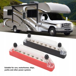 2pcs dc12 48v 150a m6 power distribution block