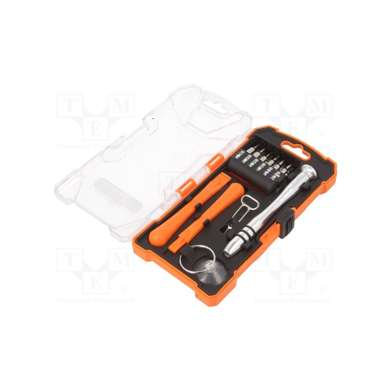 1 set x PG TOOLS - PG17A - Kit: screwdriver, precision, Pentalobe,Phillips,slot,Torx®